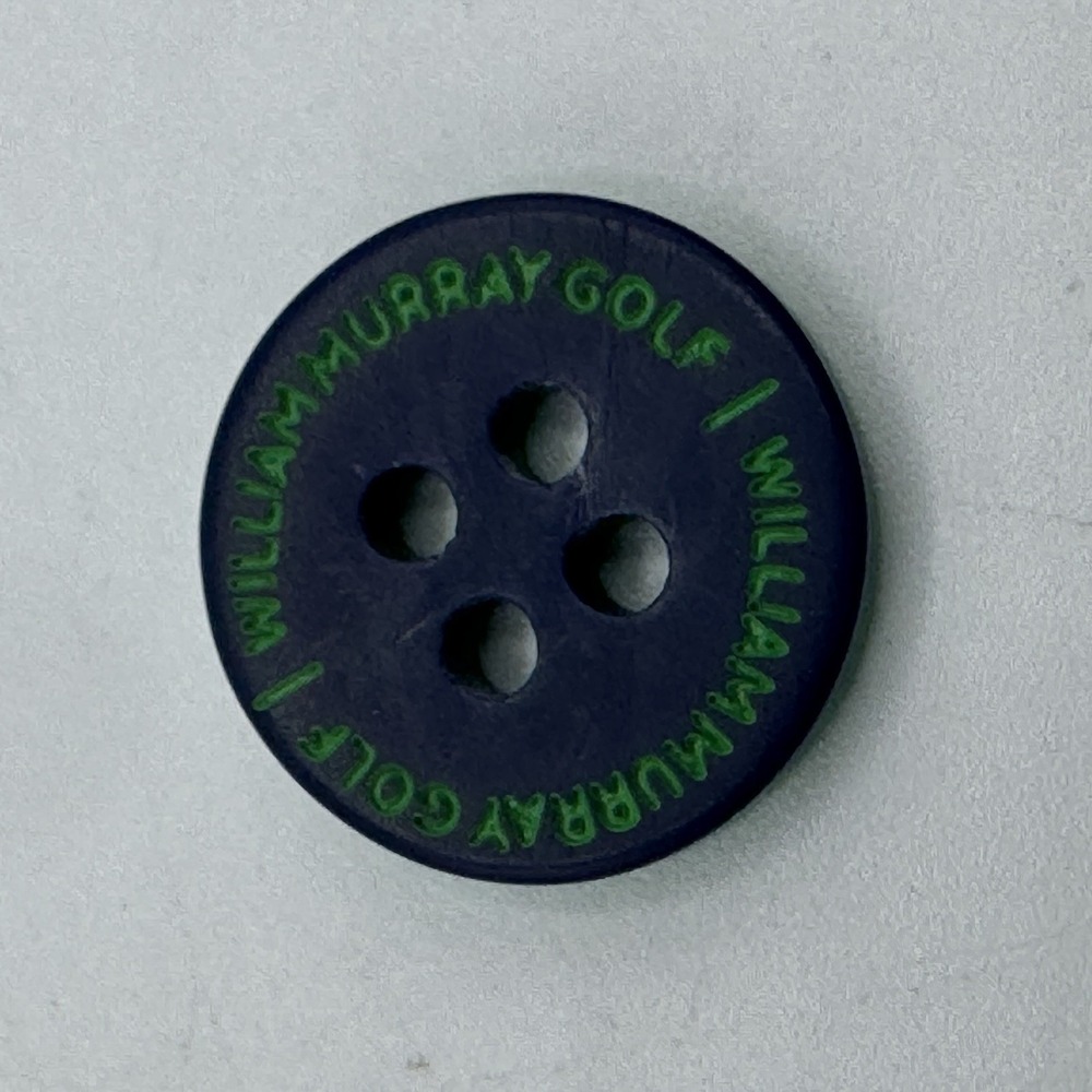 William Murray Golf Button Blue Green Polo Shirt Replacement Double Sided